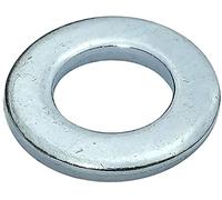 AERZETIX - Lot de 100 Rondelles Plates Larges - M5 Ø10mm H 1mm - en Acier Zingué - DIN 125 - Type Large