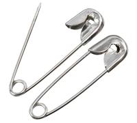 AERZETIX - Lot de 110 Épingles de sûreté à nourrice Classiques 19 mm - en métal - Couleur Argent - pour travaux de Couture Textile créations Bijoux décorations DIY