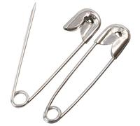 AERZETIX - Lot de 110 Épingles de sûreté à nourrice Classiques 23 mm - en métal - Couleur Argent - pour travaux de Couture Textile créations Bijoux décorations DIY