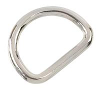 AERZETIX - Lot de 12 Anneaux en forme D demi-lune | passants 20 mm | accessoire pour sangles de sac à main projet de loisir créatif pochette décoration | en métal de couleur argent