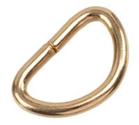 AERZETIX - Lot de 12 Anneaux en forme D demi-lune pour sangles de sac à main projet de loisir créatif pochette décoration | passants 10 mm | en métal de couleur doré