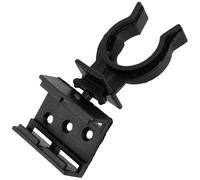 AERZETIX - Lot de 12 Clips de Fixation pour Plinthe Socle et Pieds de Meubles - en Plastique - Couleur Noir - Ø23 mm - Cuisine Salle de Bain Salon