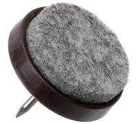 AERZETIX - Lot de 12 Patins de Meubles Ø24 mm en Feutre à clouer pour Pieds de chaises, Tables, commodes, étagères, tabourets, bibliothèques