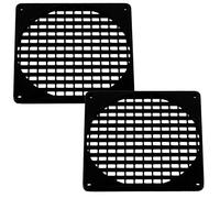 AERZETIX Lot de 2 Grilles de Ventilateur 92x92 mm en Plastique pour Ordinateur PC imprimantes appareils audiovisuels projecteurs multimédia/Couleur Noir