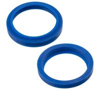 AERZETIX - Lot de 2 Joints Racleurs d'Étanchéité Simple en Z pour Vérin Hydraulique - Ø de l'Arbre 35 mm - Ø Extérieur 43,6 mm - Température de Fonctionnement -30 +100°C - en Polyuréthane - C76810