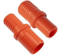 AERZETIX - Lot de 2 réductions jonctions cannelées 1 1/4"x1" pour tuyau d'arrosage | en plastique | manchon raccord réduit système d'irrigation équipement accessoire jardinage