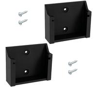 AERZETIX Lot de 2 supports muraux de batteries pour outillage électroportatif sans fil compatible avec Hikoki 18V-36V / visserie incluse / en plastique ABS