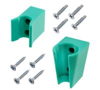 AERZETIX Lot de 2 supports muraux de rangement compatible avec lance d’arrosage Gardena Comfort 18334 maintien par la poignée et par le tube/visserie incluse