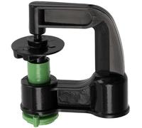 AERZETIX - Lot de 20 Micro-arroseurs rotatifs à 360° débit 90 l/h | rayon de portée 8.5 m | pression 2 bars | en plastique | buse d'irrigation arrosage asperseur | couleur vert