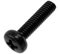 AERZETIX - Lot de 25 Vis métaux M2.5x10 mm à empreinte PH1 destinées à l’assemblage et la fixation d’éléments métalliques | en acier de couleur noir