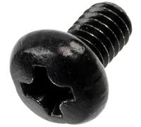 AERZETIX - Lot de 25 Vis métaux M2.5x4 mm à empreinte PH1 destinées à l’assemblage et la fixation d’éléments métalliques | en acier de couleur noir