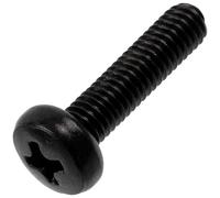 AERZETIX - Lot de 25 Vis métaux M3x12 mm à empreinte PH1 destinées à l’assemblage et la fixation d’éléments métalliques | en acier de couleur noir