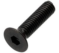 AERZETIX - Lot de 25 Vis métaux M3x12 mm à tête hexagonale fraisée creuse HEX2 | pas de filetage: 0.5 mm | en acier noirci | pour assemblages mécaniques et projets créatifs