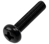 AERZETIX - Lot de 25 Vis Métaux M3x14 mm à Empreinte PH1 en Acier de Couleur Noir pour l'Assemblage et la Fixation d'Éléments Métalliques
