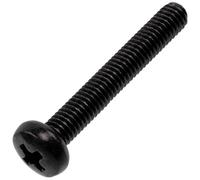 AERZETIX - Lot de 25 Vis Métaux M3x20 mm à Empreinte PH1 en Acier de Couleur Noir pour l'Assemblage et la Fixation d'Éléments Métalliques