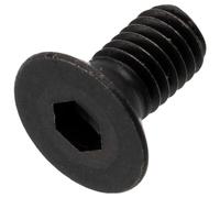 AERZETIX - Lot de 25 Vis métaux M3x6 mm à tête hexagonale fraisée creuse HEX2 | pas de filetage: 0.5 mm | en acier noirci | pour assemblages mécaniques et projets créatifs