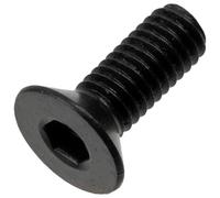 AERZETIX - Lot de 25 Vis métaux M3x8 mm à tête hexagonale fraisée creuse HEX2 | pas de filetage: 0.5 mm | en acier noirci | pour assemblages mécaniques et projets créatifs