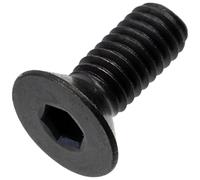 AERZETIX - Lot de 25 Vis métaux M4x10 mm à tête hexagonale fraisée creuse HEX2.5 | pas de filetage: 0.7 mm | en acier noirci | pour assemblages mécaniques et projets créatifs