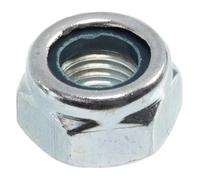 AERZETIX - Lot de 30 Écrous de blocage à 6 pans M8x1 mm filetage à pas réduit - en acier zingué - couleur argent - montage assemblage usage général fixation