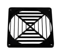 AERZETIX Lot de 4 Grilles de Ventilateur 80x80 mm en Plastique Couleur Noir