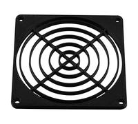 AERZETIX | Lot de 4 Grilles de Ventilateur 80x80 mm en Plastique pour Ordinateur PC imprimantes appareils audiovisuels projecteurs multimédia | Couleur Noir
