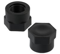 AERZETIX - Lot de 5 Bouchons Femelles 1/2" à Visser pour Tuyau d'Arrosage Système Goutte à Goutte - Pression Max 10 Bars - en Polyéthylène - Raccord Circuit Capuchon Irrigation