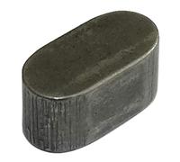 AERZETIX: Lot de 5 clavettes parallèles à Bouts arrondis, Type A, Longueur 10mm, Largeur 5mm, Hauteur 5mm, Acier C45K, DIN 6885A, ISO R773 C43541