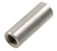 AERZETIX Lot de 5 Écrous de Jonction Cylindriques M8x30 mm
