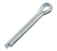 AERZETIX Lot de 5 Goupilles Fendues Type Épingles Ø10x92 mm | Acier, Couleur Argent, Pour Maintien et Blocage, Assemblages Mécaniques
