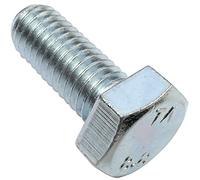 AERZETIX - Lot de 50 Boulons M8x20 - à Tête Hexagonale - Ø8x20mm - en Acier Zingué - Couleur Argent - Bricolage et Quincaillerie