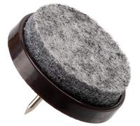 AERZETIX - Lot de 8 Patins de Meubles Ø28 mm en Feutre à clouer pour Pieds de chaises, Tables, commodes, étagères, tabourets, bibliothèques