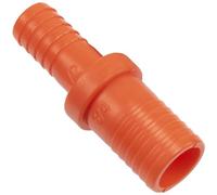 AERZETIX - Lot de 8 réductions jonctions cannelées 3/4"x1/2" pour tuyau d'arrosage | en plastique | manchon raccord réduit système d'irrigation équipement accessoire jardinage