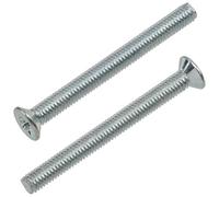 AERZETIX - NV18093 - Lot de 25 Vis à métaux à tête fraisée M3x30 mm à empreinte PZ1 filetage métrique - en acier - couleur argent