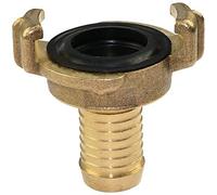 AERZETIX - Raccord Express de Tuyau d'eau 3/4'' - Tête de Chat Tournant à Douille Annelée - Connecteur d'Arrosage 2 Griffes en Acier Laitonné