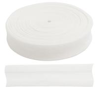 AERZETIX - Ruban biais replié bande décorative 9 mètres x 15 mm - en coton - couleur blanc - loisir créatif décoration accessoire couture customisation confection