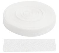 AERZETIX - Ruban sergé à chevrons 9 mètres x 10 mm - en polyester - couleur blanc - galon passementerie passe-partout coussin loisir créatif décoration