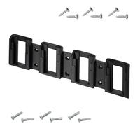AERZETIX Support de fixation murale pour 4 batteries compatible avec DEWALT 18V et 54V / visserie incluse/en plastique ABS