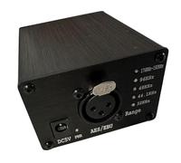 AES/Digital to Analog Stereo Audio Decoder Supports Sampling Rates of 32-192K and LED Frequency Automatic Conversion