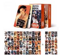 Aes-pa Lot de 60 cartes photo + 32 autocollants et 92 cartes postales laser « MY » Karina Winter Ningning Giselle (travail sale)