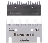 Aesculap Jeu de lames de tonte Premium Cheval 15/31 Tonte de précision 1-2 mm, ras de la peau, pour vétérinaires