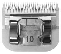 Aesculap Tête de tonte SnapOn, lame de cisaillement, taille 10, acier au carbone, hauteur de cisaillement 1,5 mm, largeur de cisaillement 40 mm, pour toutes les machines SnapOn, fabriquée en Allemagne