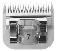 Aesculap Tête de tonte SnapOn, lame de cisaillement, taille 7, acier au carbone, hauteur de cisaillement 3,2 mm, largeur de cisaillement 40 mm, pour toutes les machines SnapOn, fabriquée en Allemagne