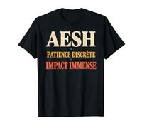 AESH Patience Discrète Impact Immense École Inclusive T-Shirt