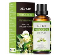 AESHORY Huile Essentielle de Néroli 50ML, Huile de Néroli pour Diffuseur, Huiles Parfumées Aromathérapie de Qualité pour Massage, Bain, Soins, Détendre, Apaiser