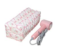 AeSiliFlex Étui à outils de voyage pour Airwrap et Shark Styler - Joli étui pour sèche-cheveux avec rangement pour attaches, sac léger pour sèche-cheveux, papillon, L, Étui de transport