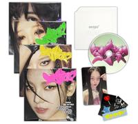 aespa - 3e Mini Album MY WORLD (Version Aléatoire) Avec Poster, CD-R, Carte Postale, Étiquette, Photocarte, 2 Broches Épingles, 4 Photocartes Supplémentaires