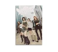 AESPA MY WORLD - Affiche imprimée de couverture d'album, affiche de couverture de musique, chanteuse pop, hip-hop, rap et vedette, décoration murale esthétique pour fille et garçon, adolescent (30 x