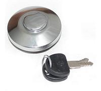 AEspares Bouchon de réservoir de carburant chromé pour Suzuki SJ410 413 LJ + verrou Samurai Sierra Drover