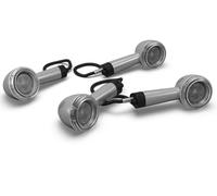 AEspares Clignotants LED argentés compatibles avec Royal Enfield Super Meteor 650 KXA00263