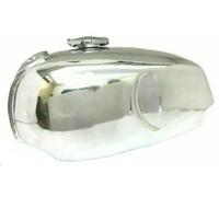 AEspares Compatible avec le réservoir de carburant en alliage d'aluminium et aluminium de Norton Commando Roadster 750 850 + bouchon